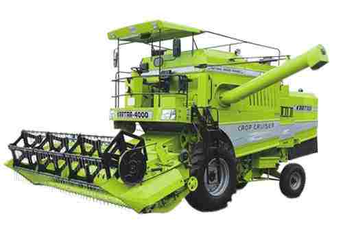 Kartar Combine Harvester 4000 with 21-30 HP Range & Has Combine Harvester Type