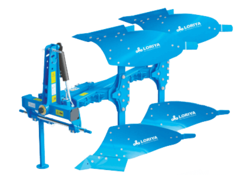 Loriya Hydraulic Reversible Plough  Double Furrow with 51-60 HP Range & Has Hydraulic Reversible Plough Type
