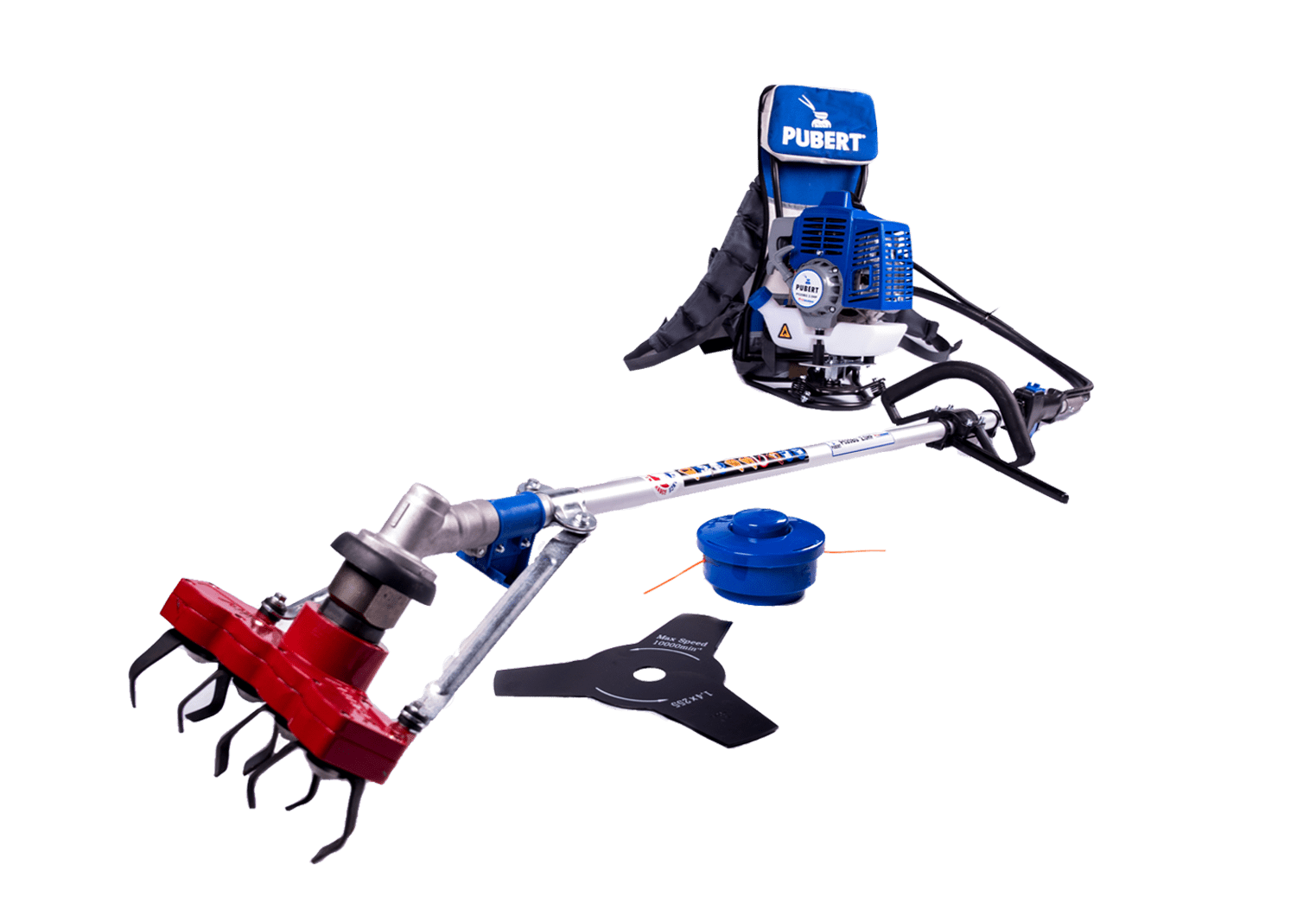 Pubert Brushcutter P520BG With Weeder W4 with 21-30 HP Range & Has Brush Cutter Type