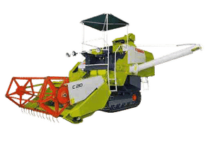 Class Combine Harvester CROP TIGER 30 TERRA TRAC